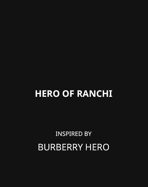 Hero of Ranchi